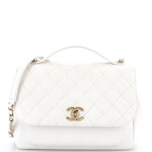 Chanel Large Business Affinity Flap Bag Quilted Caviar